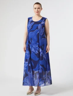 Kleid aus bedruckter Georgette