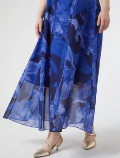 Kleid aus bedruckter Georgette