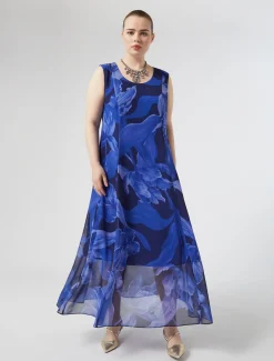 Kleid aus bedruckter Georgette