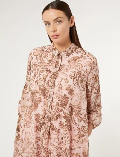 Kleid aus bedruckter Georgette