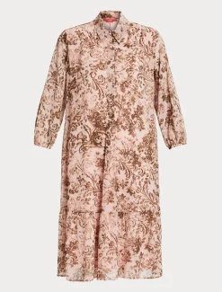 Kleid aus bedruckter Georgette