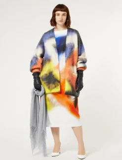 Kleid aus bedruckter Popeline