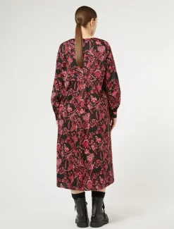 Kleid aus bedruckter Popeline