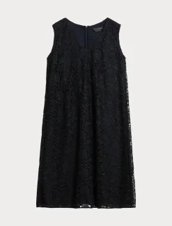 Kleid aus beschichteter Spitze