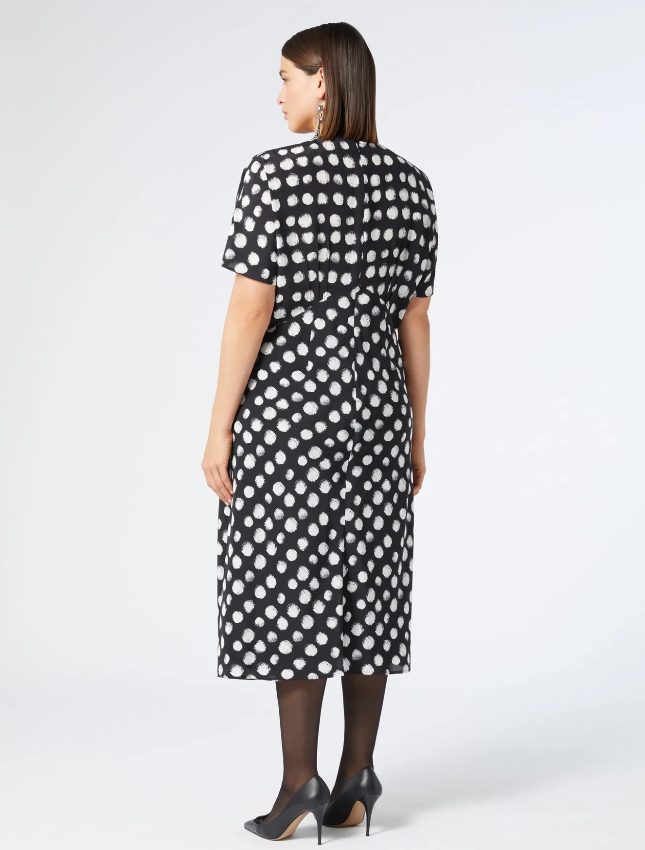 Kleid aus Crêpe-de-Chine-Seide