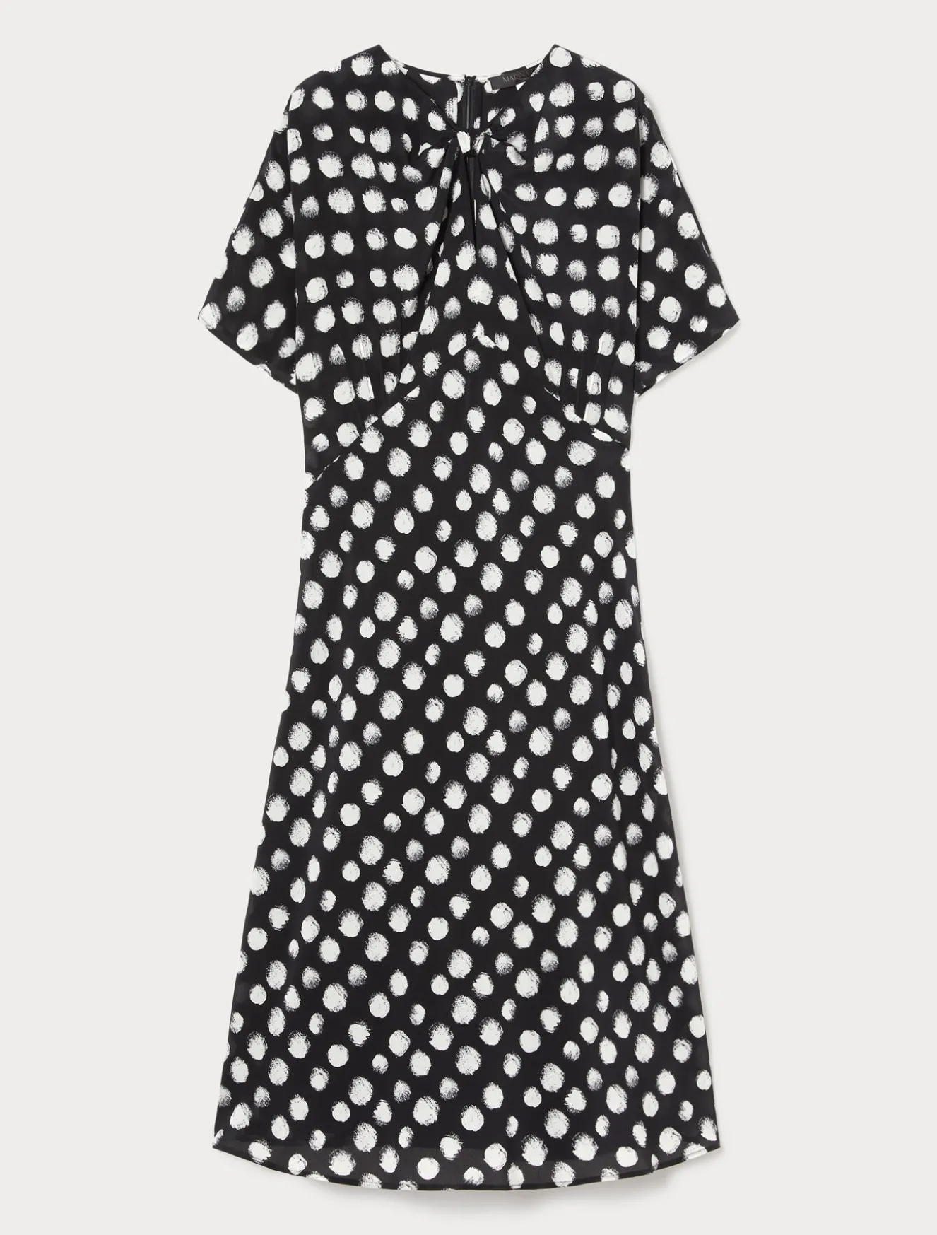 Kleid aus Crêpe-de-Chine-Seide