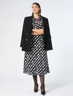 Kleid aus Crêpe-de-Chine-Seide