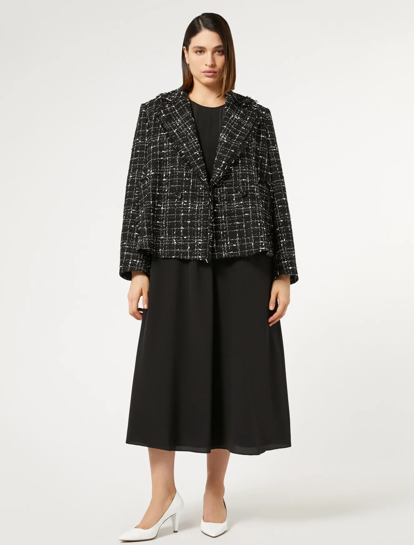 Kleid aus Crêpe-de-Chine-Seide