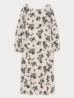 Kleid aus Crêpe-de-Chine-Seide