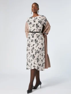 Kleid aus Crêpe-de-Chine-Seide