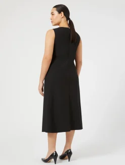 Kleid aus Crêpe-Satin