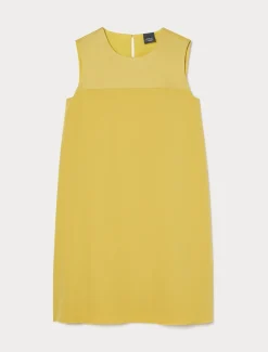 Kleid aus Envers-Satin-Crêpe