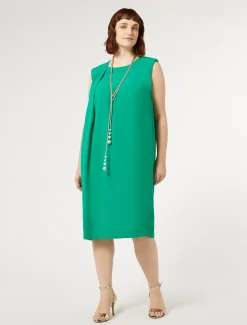 Kleid aus Envers-Satin-Crêpe