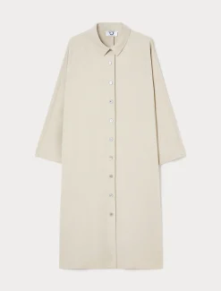 Kleid aus Envers-Satin-Crêpe