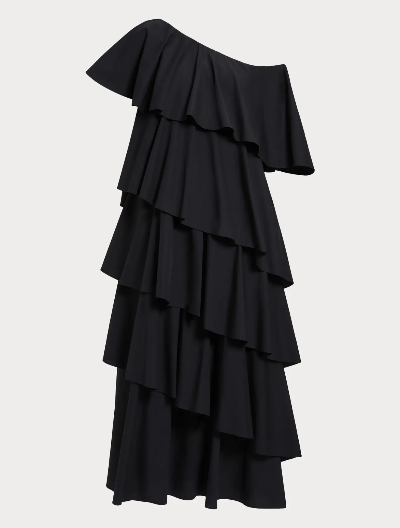 Kleid aus Popeline mit Rüschen