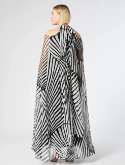 Kleid aus Seiden-Georgette