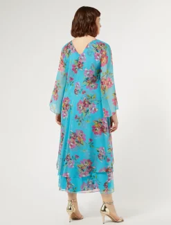 Kleid aus Seiden-Georgette