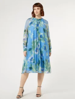 Kleid aus Seiden-Georgette