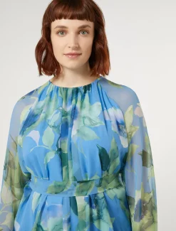 Kleid aus Seiden-Georgette