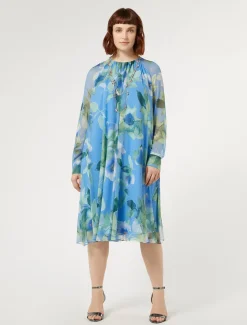 Kleid aus Seiden-Georgette