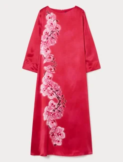 Kleid aus Seidensatin