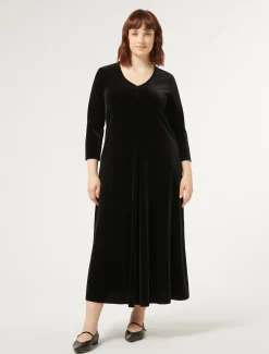 Kleid aus Stretch-Chenille