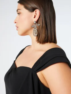 Kleid aus Triacetat-Cady