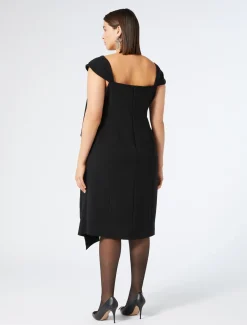 Kleid aus Triacetat-Cady