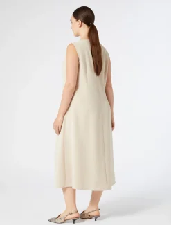 Kleid aus Triacetat-Cady