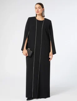 Kleid aus Triacetat-Cady