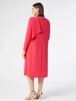 Kleid aus Triacetat-Cady