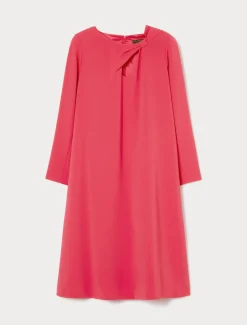 Kleid aus Triacetat-Cady