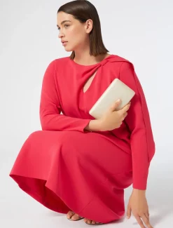 Kleid aus Triacetat-Cady