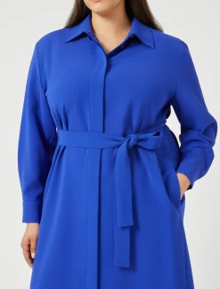 Kleid aus Triacetat-Cady