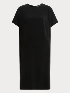 Kleid aus Triacetat-Cady