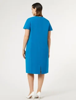 Kleid aus Triacetat-Cady