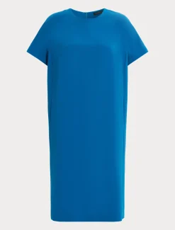 Kleid aus Triacetat-Cady