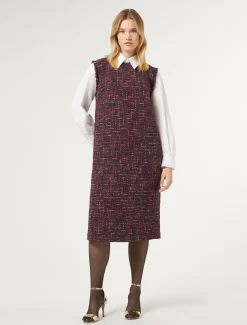 Kleid mit Bouclé-Effekt