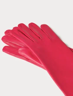 Lange Handschuhe aus Nappaleder