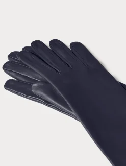 Lange Handschuhe aus Nappaleder