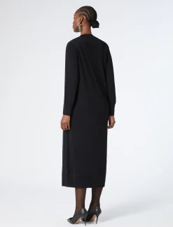 Lange Strickjacke aus Viskose