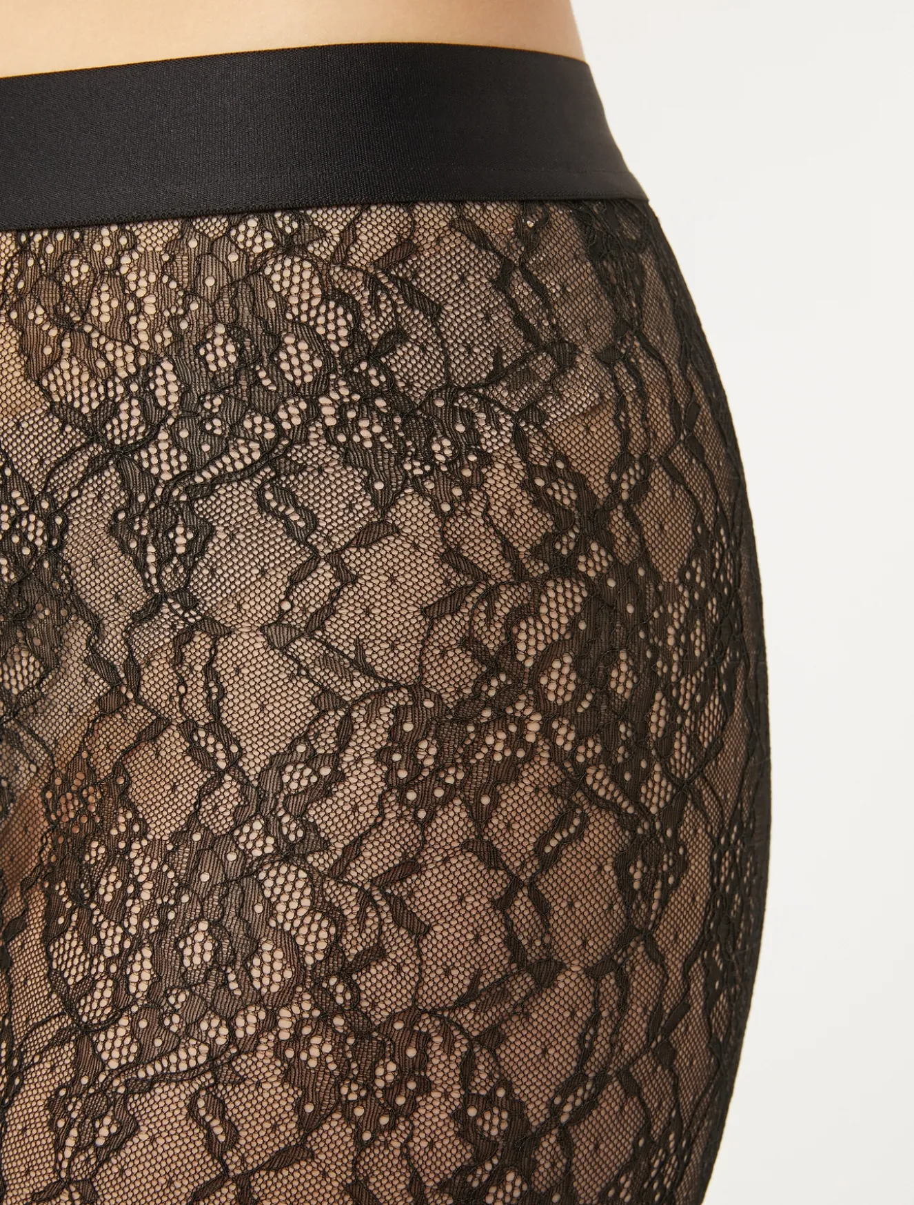 Leggings aus Stretch-Spitze