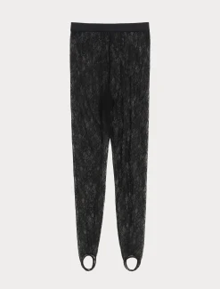 Leggings aus Stretch-Spitze