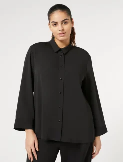 Leichte Hemdbluse aus Cady