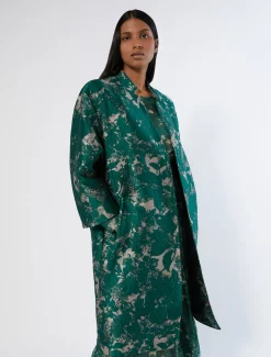 Leichter Mantel aus Jacquard