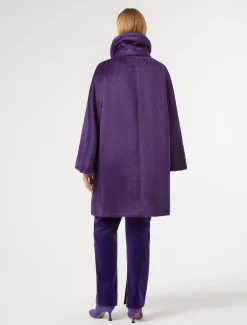 Mantel aus Alpaka und Wolle