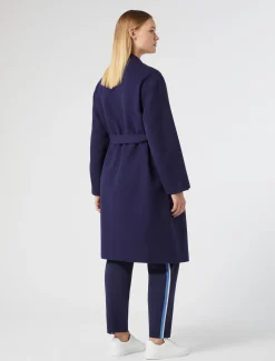 Mantel aus doppellagigem Wollgemisch