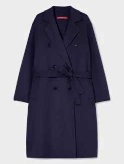 Mantel aus doppellagigem Wollgemisch