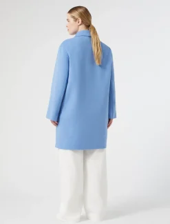 Mantel aus doppellagigem Wollgemisch