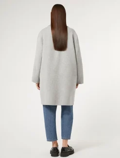 Mantel aus doppellagigem Wollgemisch